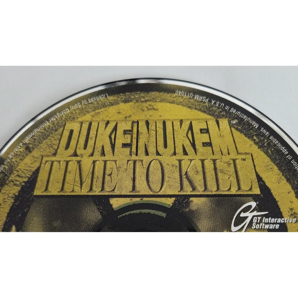 Duke Nukem: Time to Kill‎ (Sony PlayStation 1, 1998) Loose Disc - Tested